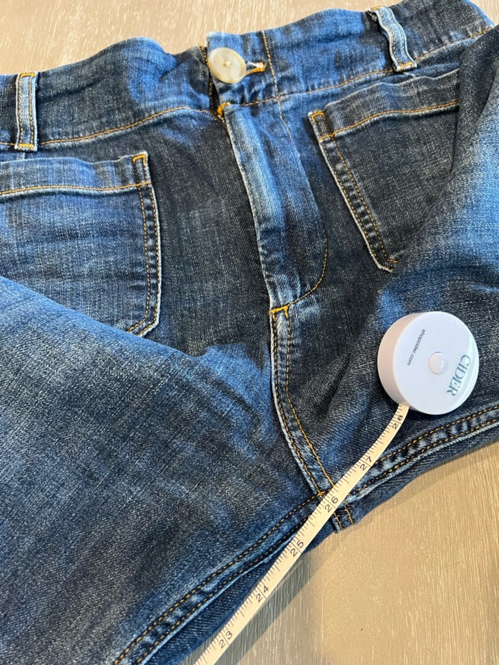 The Colette Crop High-Rise Wide-Leg denim Jeans by Maeve women’s size 29 - Picture 11 of 11